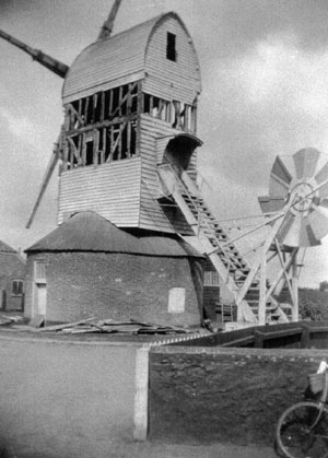 The mill during demolition
